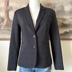Banana Republic Dark Gray Two Button Blazer with Pockets